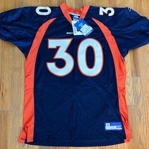 Reebok broncos T. Davis #30 Jersey BNWT size 54